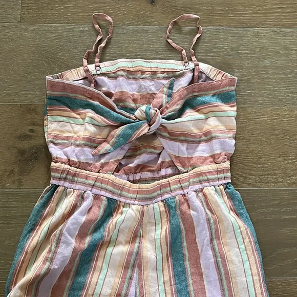 NWT American Eagle Striped Jumpsuit size medium - Picture 4 of 7